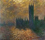 Houses of Parliament Stormy Sky by Claude Monet